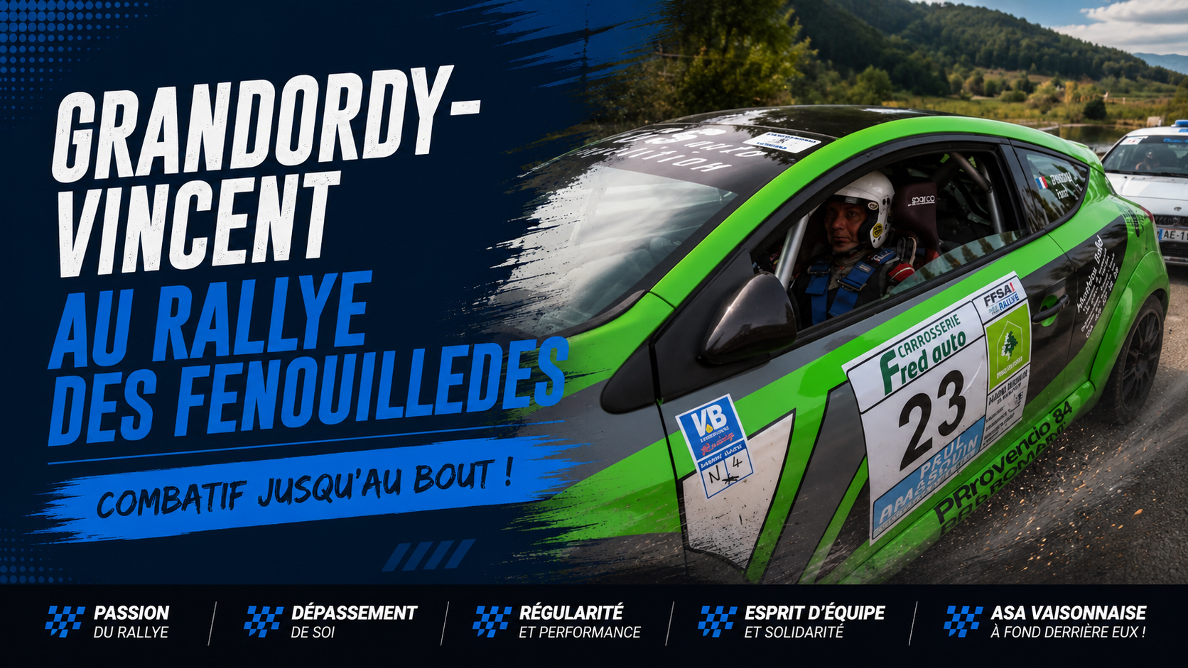 Franck Grandordy et Patrice Vincent brillent au Rallye des Fenouillèdes