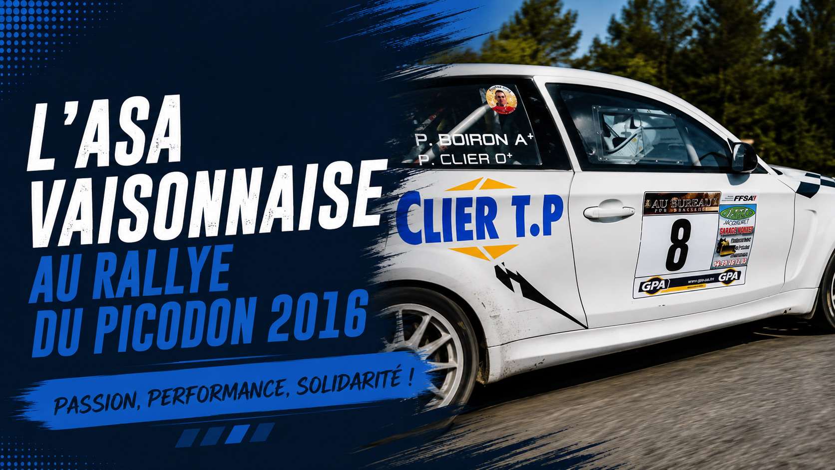 L'ASA Vaisonnaise au Rallye du Picodon 2016 en Drôme Provençale