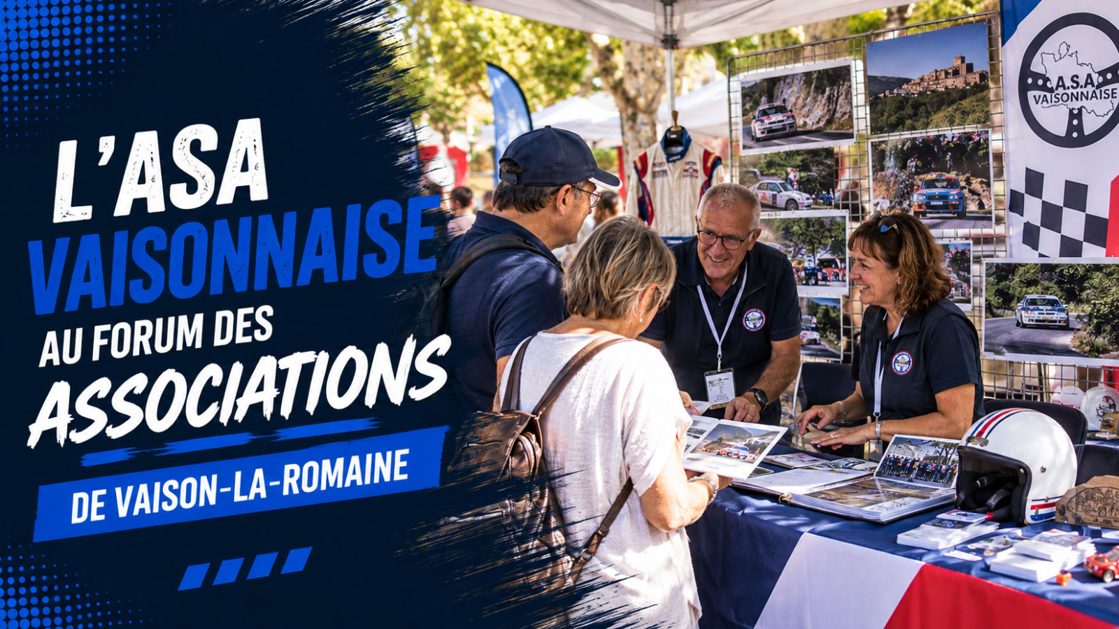 ASA Vaisonnaise au Forum des Associations de Vaison-la-Romaine.