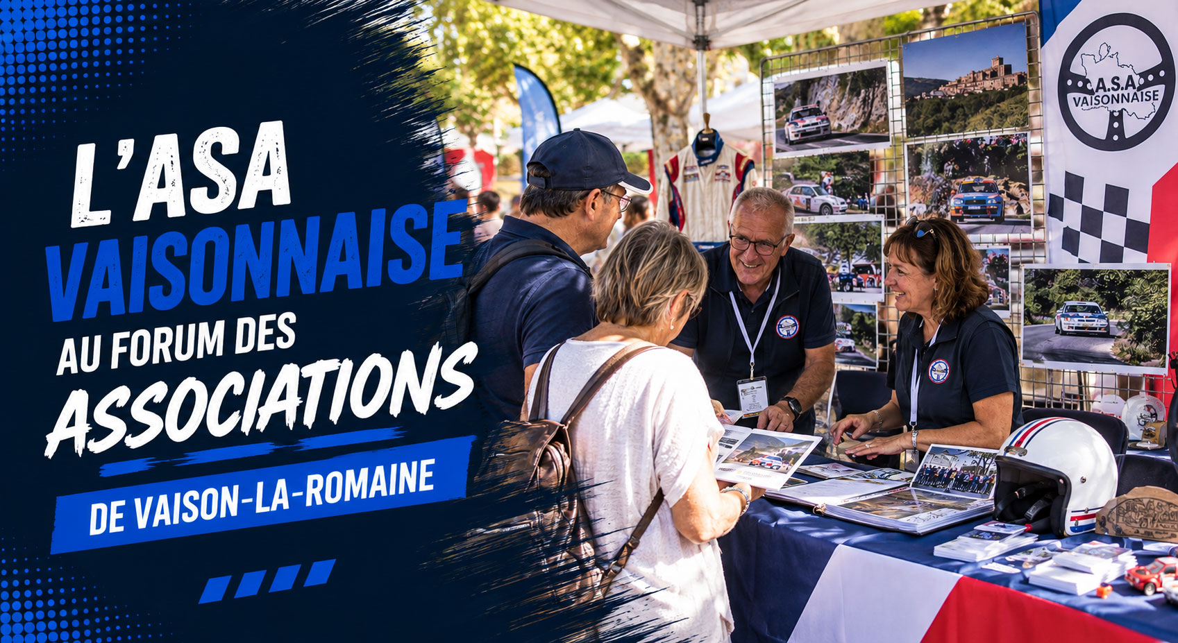ASA Vaisonnaise au Forum des Associations de Vaison-la-Romaine.